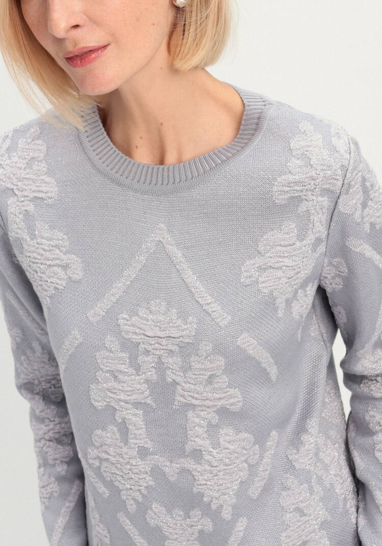 Джемпер с геральдическим орнаментом шир.  750, рис. 13