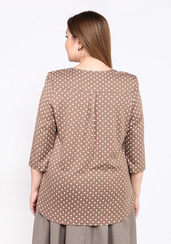 Блуза Благородный вид шир.  580, рис. 2