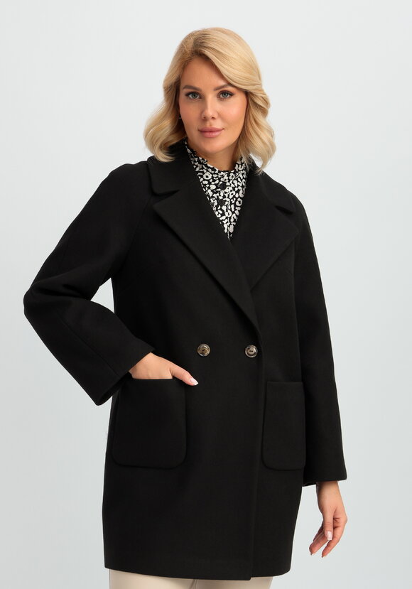 Пальто на подкладе однобортное шир.  580, рис. 32