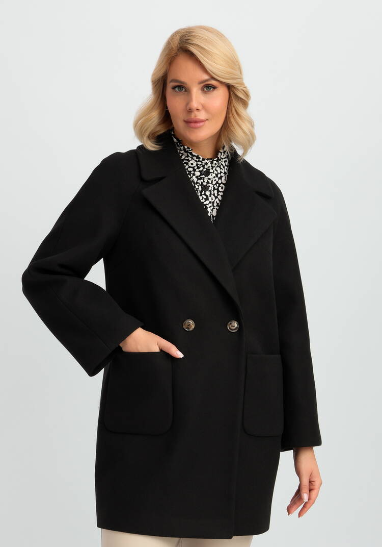 Пальто на подкладе однобортное шир.  750, рис. 32