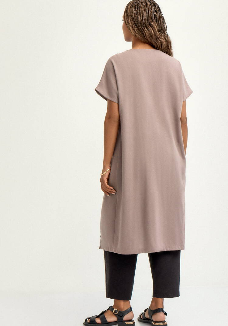 Туника изо льна с кружевом шир.  750, рис. 11