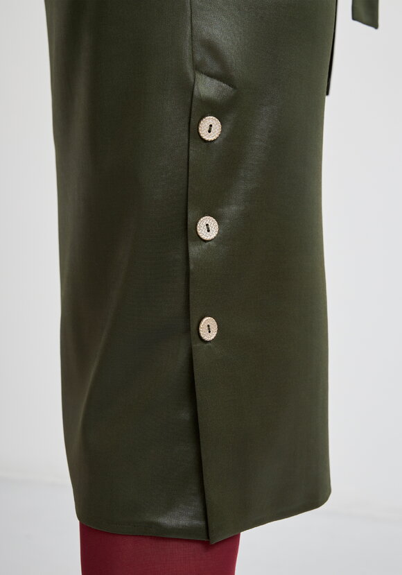 Платье с разрезами из трикотажа под кожу шир.  580, рис. 6