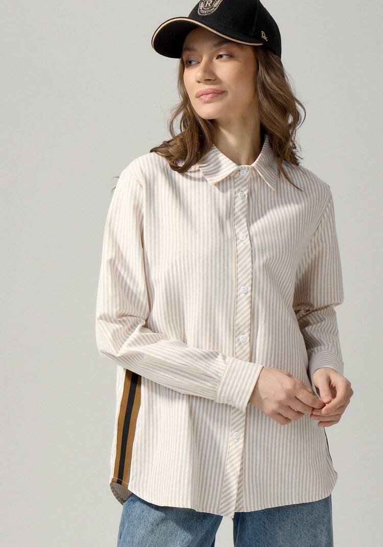 Рубашка в полоску с боковым лампасом шир.  750, рис. 17