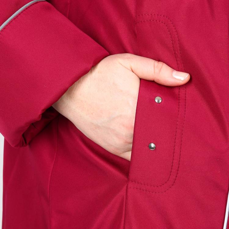 Пальто на молнии с капюшоном и карманами шир.  750, рис. 15