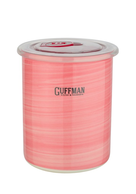 GUFFMAN Керамическая банка, розовая, 0,7 л шир.  580, рис. 1
