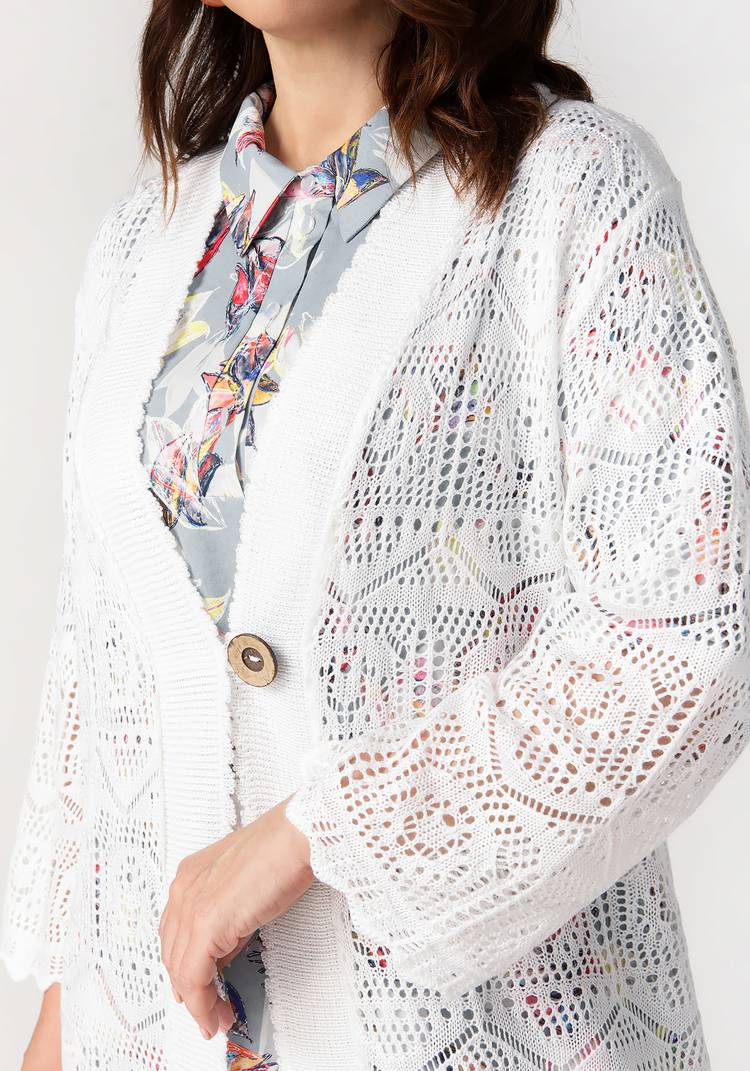 Кардиган Ажурное мгновение шир.  750, рис. 4