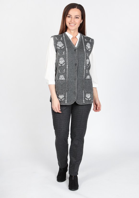 Жилет Элис с содержанием шерсти шир.  580, рис. 1