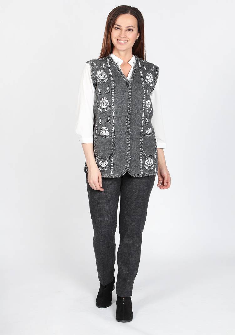 Жилет Элис с содержанием шерсти шир.  750, рис. 1