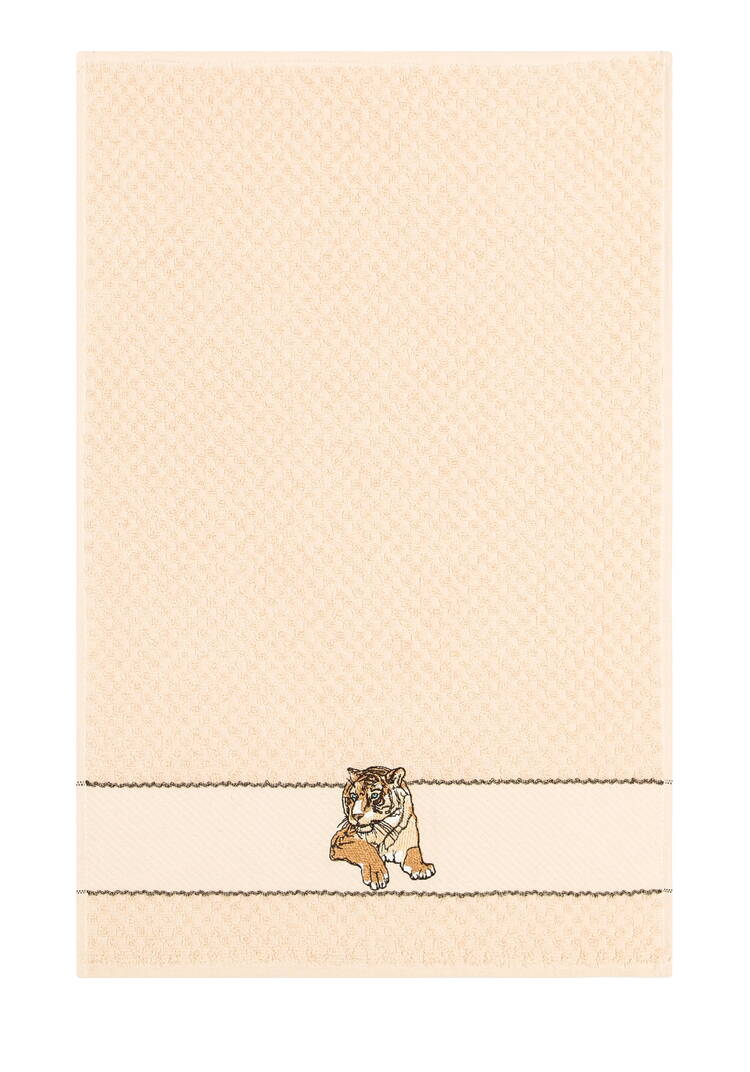 Набор махровых салфеток Тигр, 2 шт. шир.  750, рис. 5