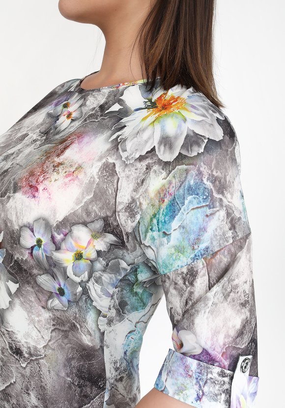 Туника Цветочный свет шир.  580, рис. 6