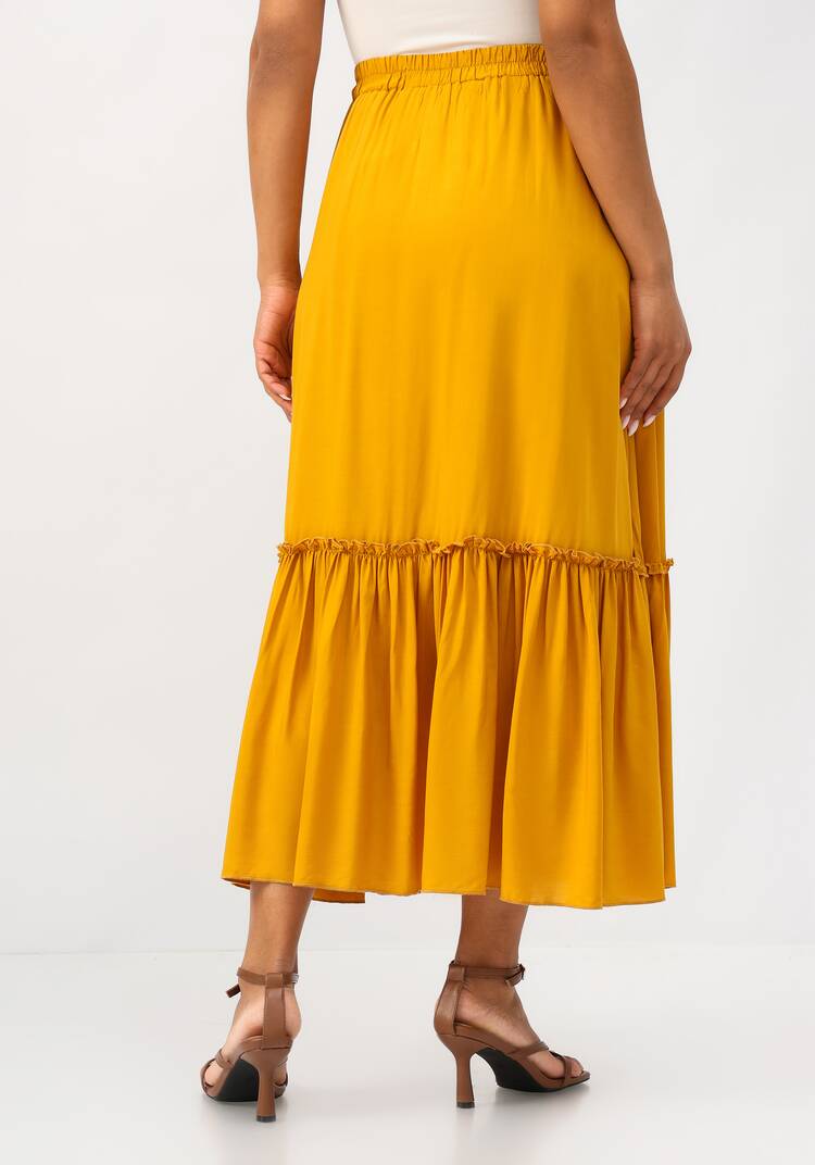 Юбка с воланом с резинкой на талии шир.  750, рис. 18