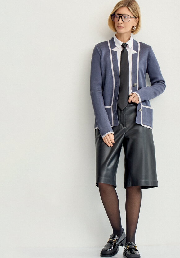 Пиджак с яркой окантовкой шир.  580, рис. 1