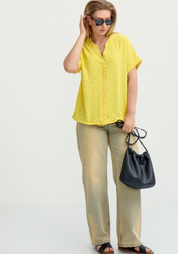 Блуза на кулиске по низу Мира шир.  580, рис. 10