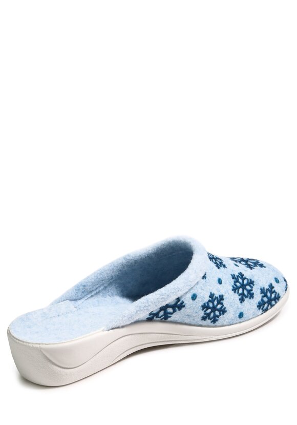 Тапочки женские Снежинки шир.  580, рис. 8