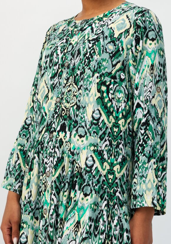 Платье с цветочным принтом свободного кроя шир.  580, рис. 12