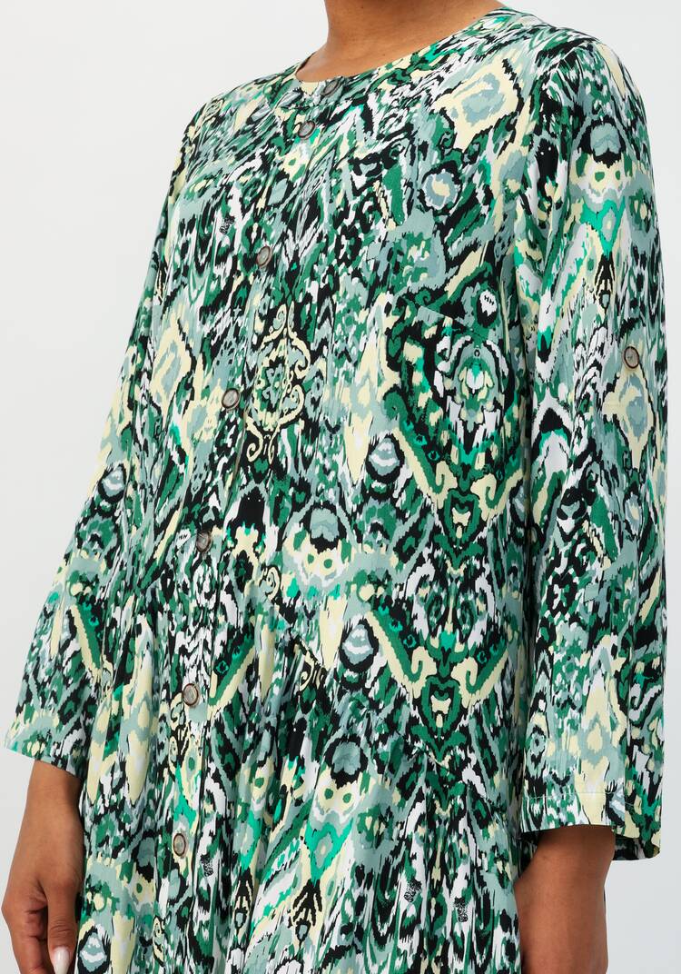 Платье с цветочным принтом свободного кроя шир.  750, рис. 12