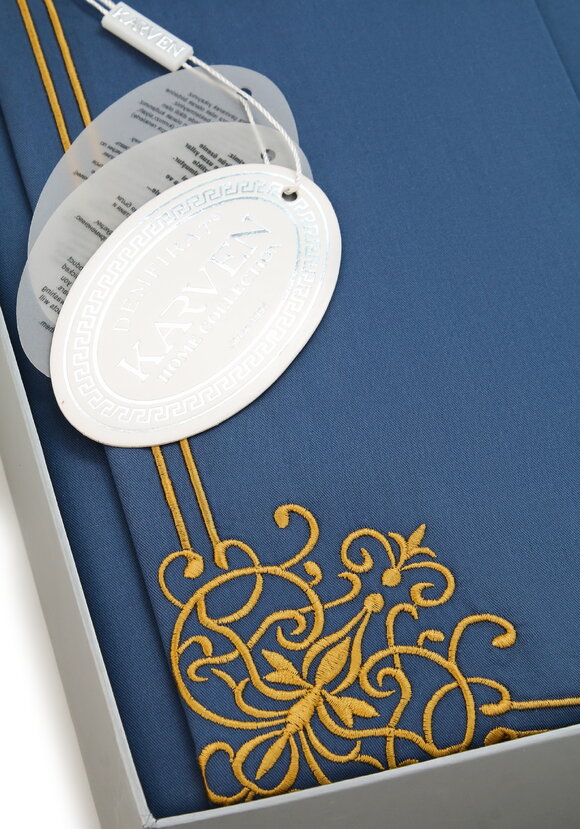 КПБ сатин с вышивкой, евро шир.  580, рис. 25