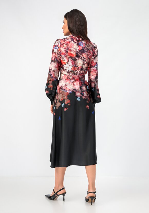 Платье с градиентным цветным рисунком шир.  580, рис. 13