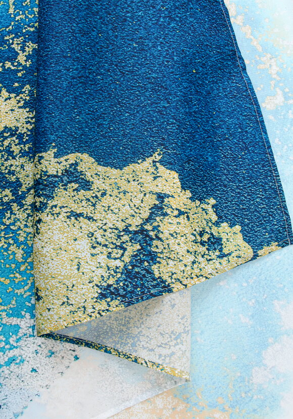 Штора для ванной Мраморный стиль шир.  580, рис. 9