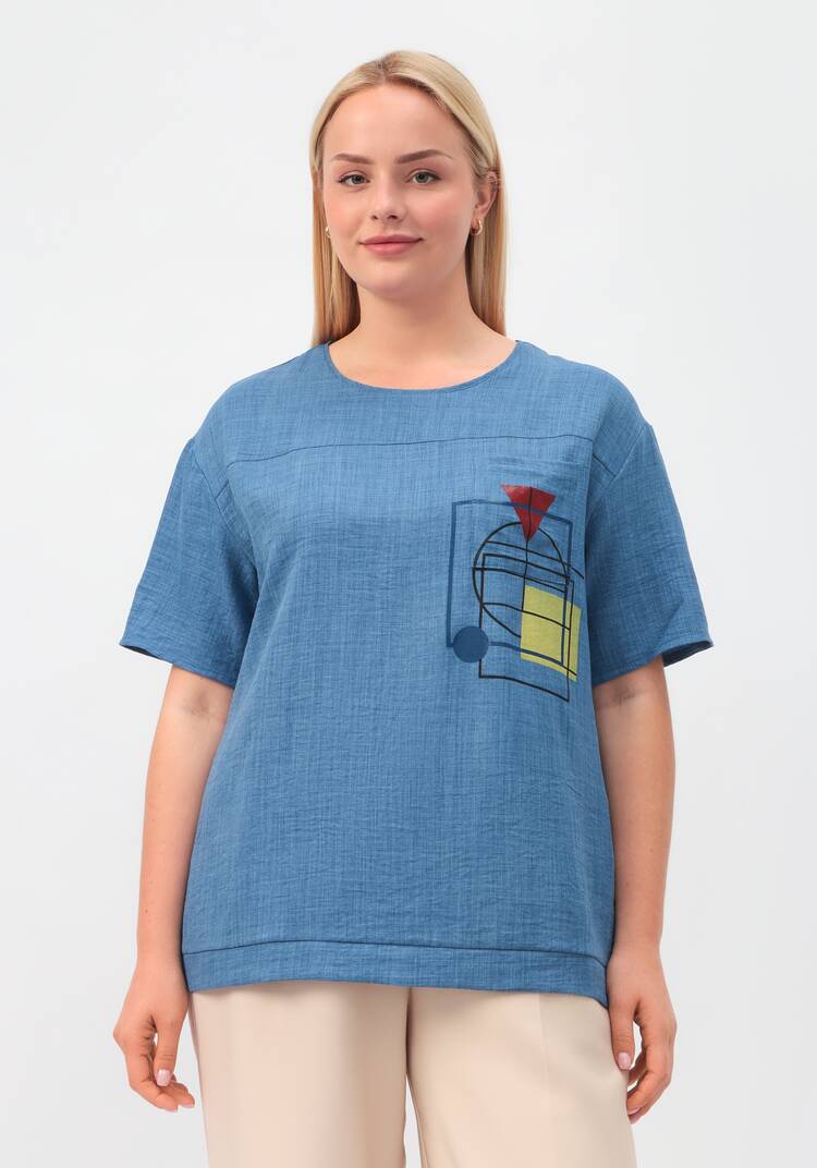 Блуза Николетт шир.  750, рис. 4