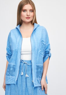 Пыльник на молнии с кaпюшоном