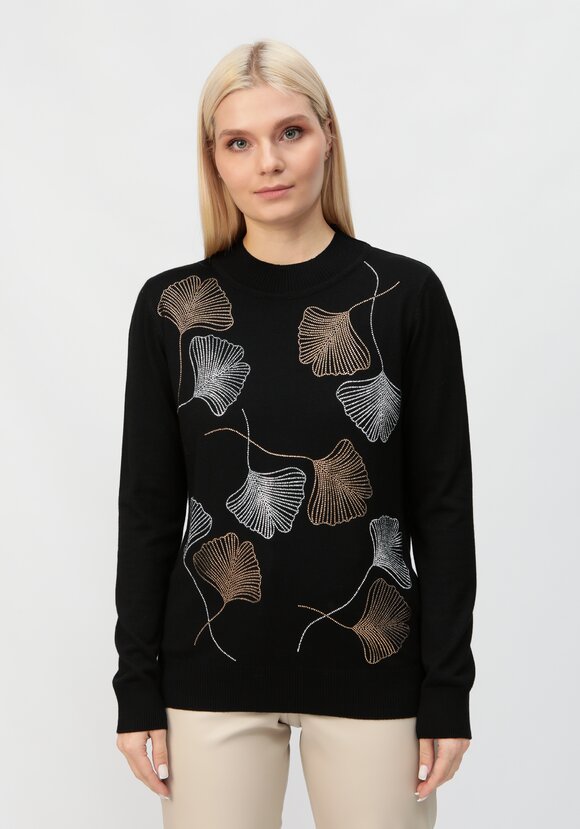 Джемпер Прекрасный цветок шир.  580, рис. 16