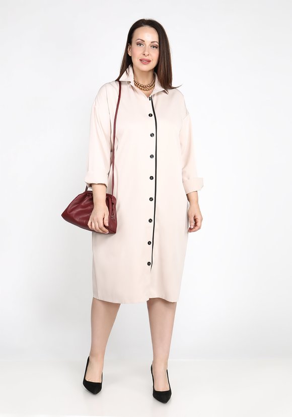 Платье-рубашка Роуз шир.  580, рис. 5