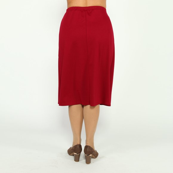 Юбка-трапеция на резинке шир.  580, рис. 31