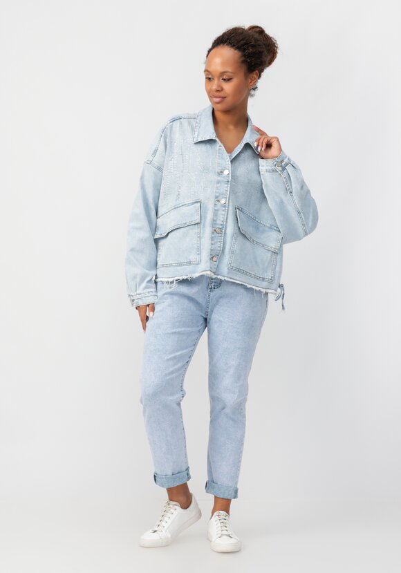 Куртка джинсовая Милана шир.  580, рис. 2