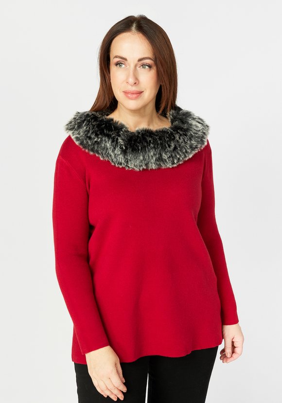 Джемпер со съемным воротником шир.  580, рис. 1