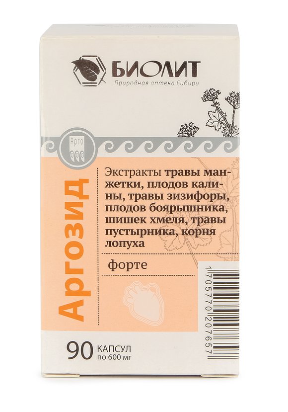 Капсулы Аргозид-форте, 2 шт. шир.  580, рис. 2