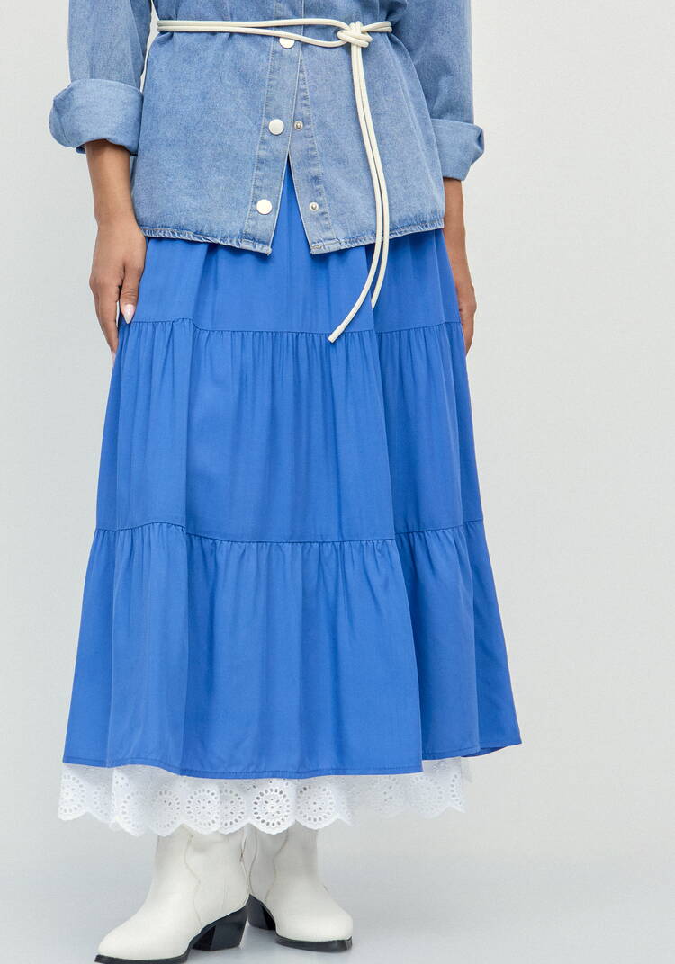 Нижняя юбка с шитьём по низу шир.  750, рис. 2