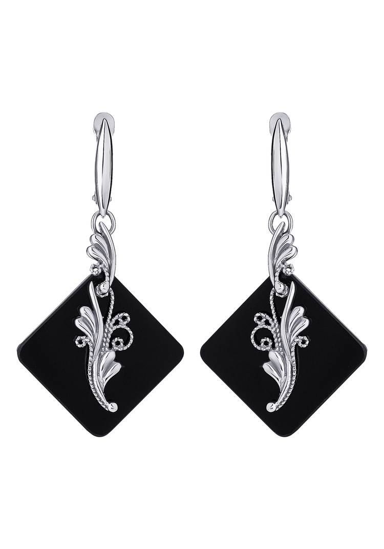 Серьги Строгая роскошь шир.  750, рис. 1