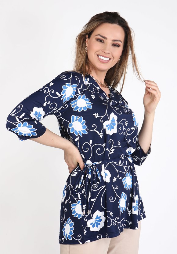 Блуза Романтичный сюжет шир.  580, рис. 1