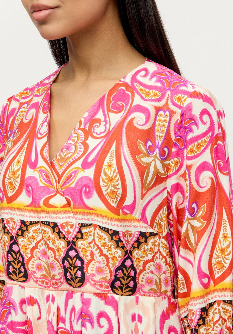 Платье с принтом свoбодного кроя шир.  750, рис. 5