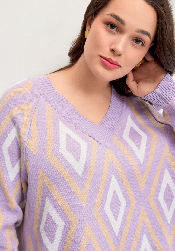 Джемпер с геометрическим рисунком шир.  580, рис. 26