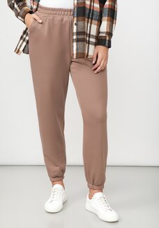 Брюки из трикотажа с карманами