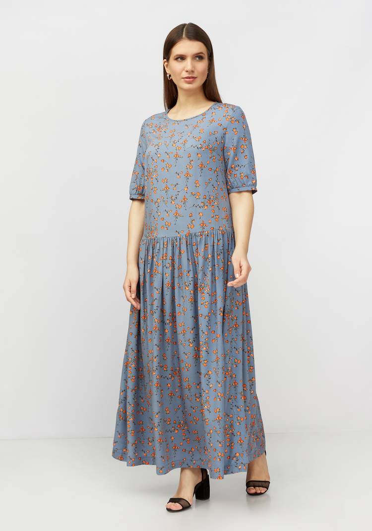 Платье женское с заниженной талией Лиана шир.  750, рис. 11