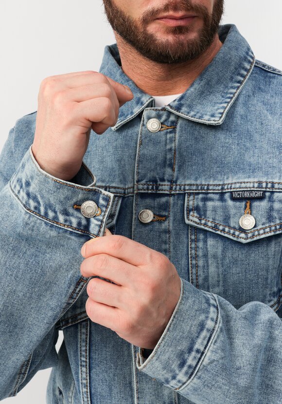 Куртка джинсовая шир.  580, рис. 5