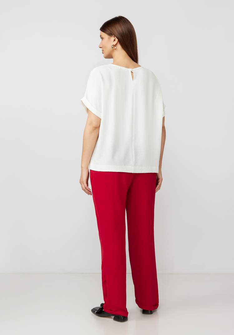 Комплект с ярким принтом на блузе шир.  750, рис. 20