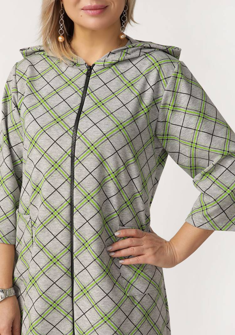 Халат женский с капюшоном Валентина шир.  750, рис. 6