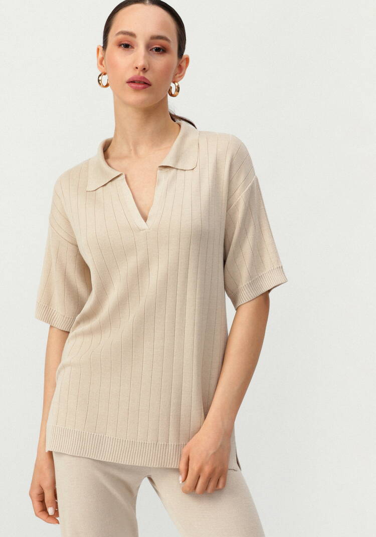 Поло удлиненное с вертикальной полосой шир.  750, рис. 4