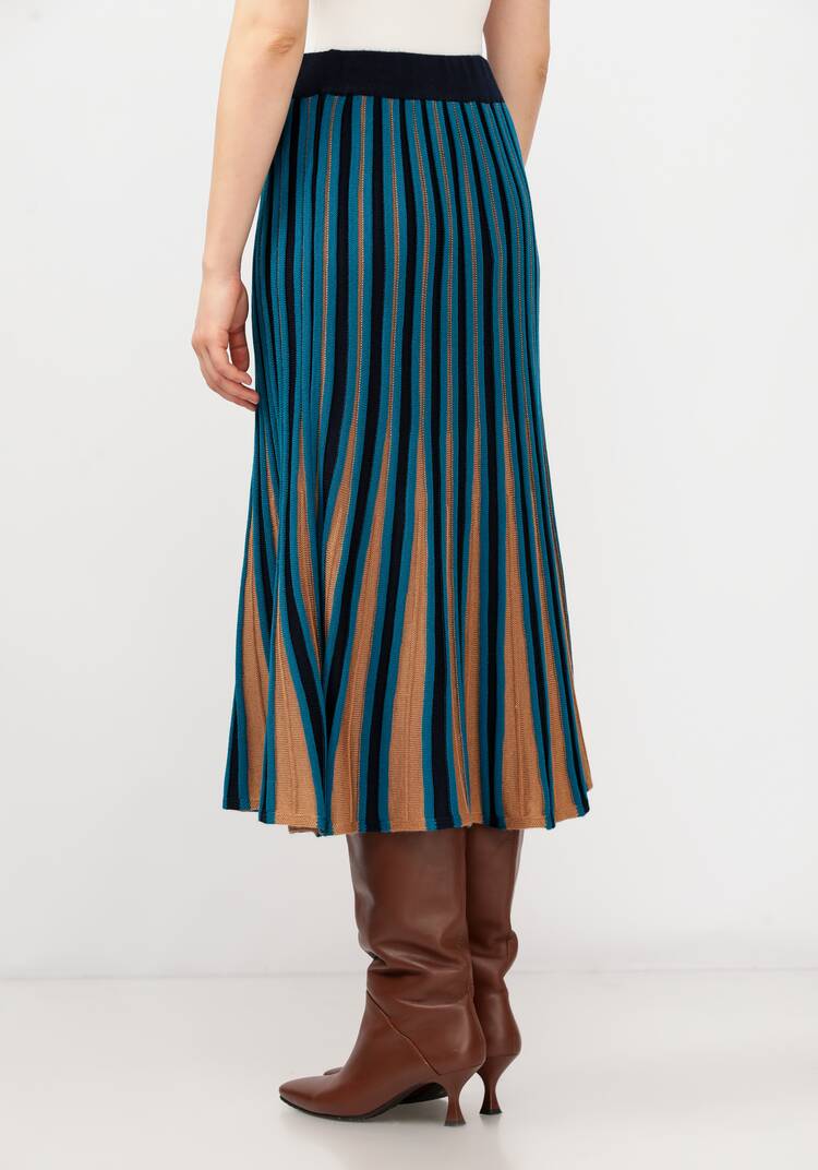 Юбка плиссе мультиколор шир.  750, рис. 7