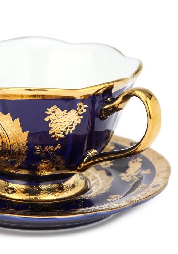 Чайная пара кобальт Мадонна, 2 шт. шир.  580, рис. 9