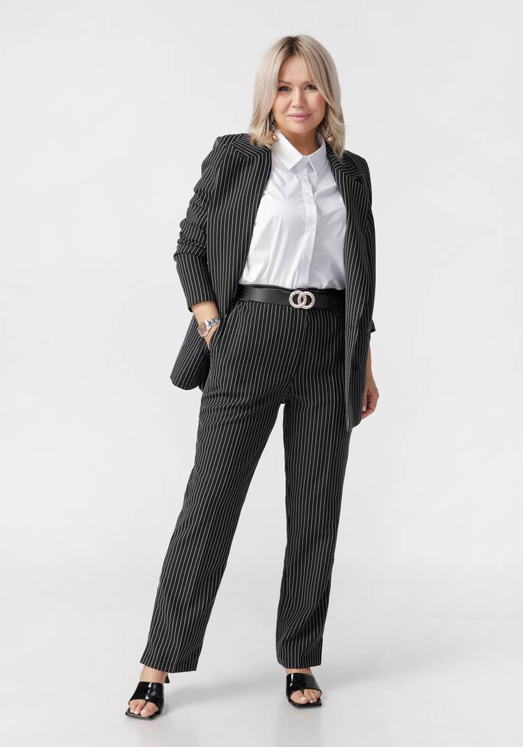 Жакет двубортный с карманами шир.  750, рис. 11