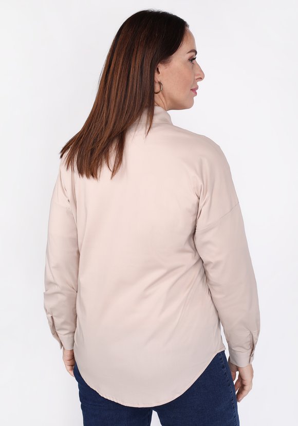 Рубашка базовая оверсайз шир.  580, рис. 14