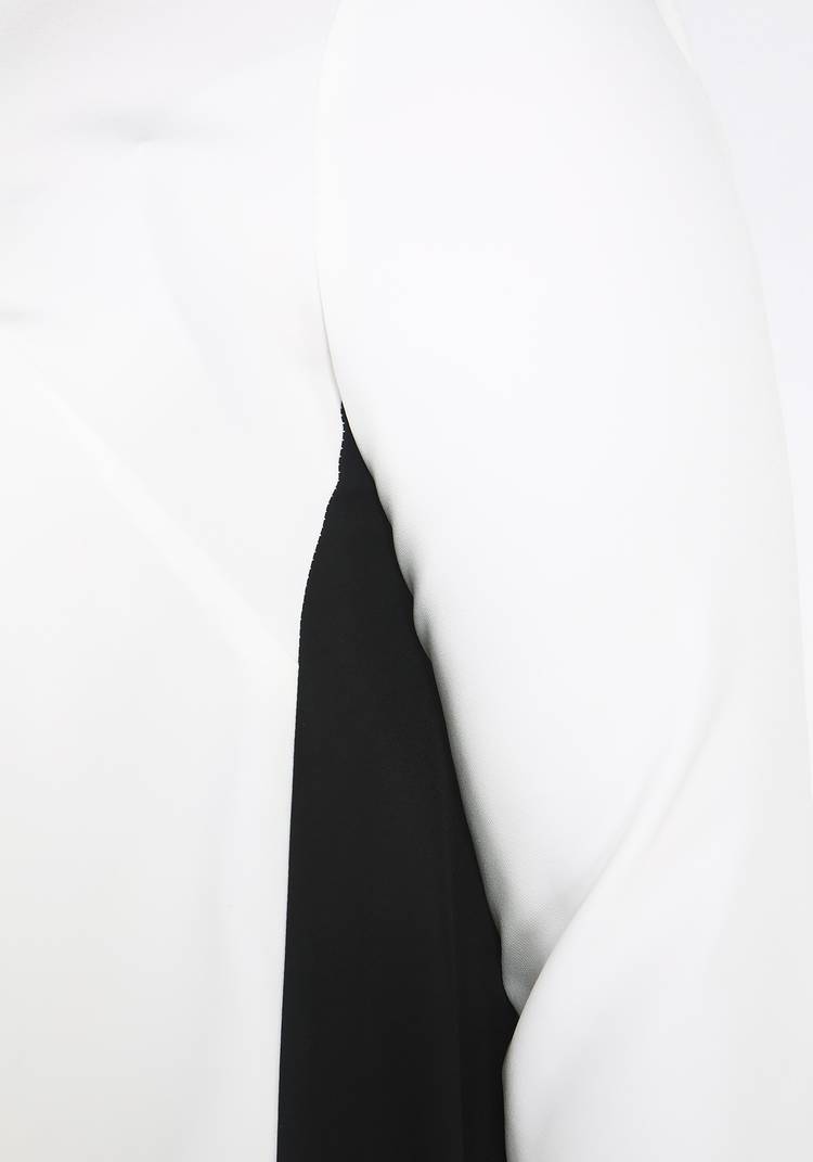 Платье двухцветное с рукавом 3/4 шир.  750, рис. 4