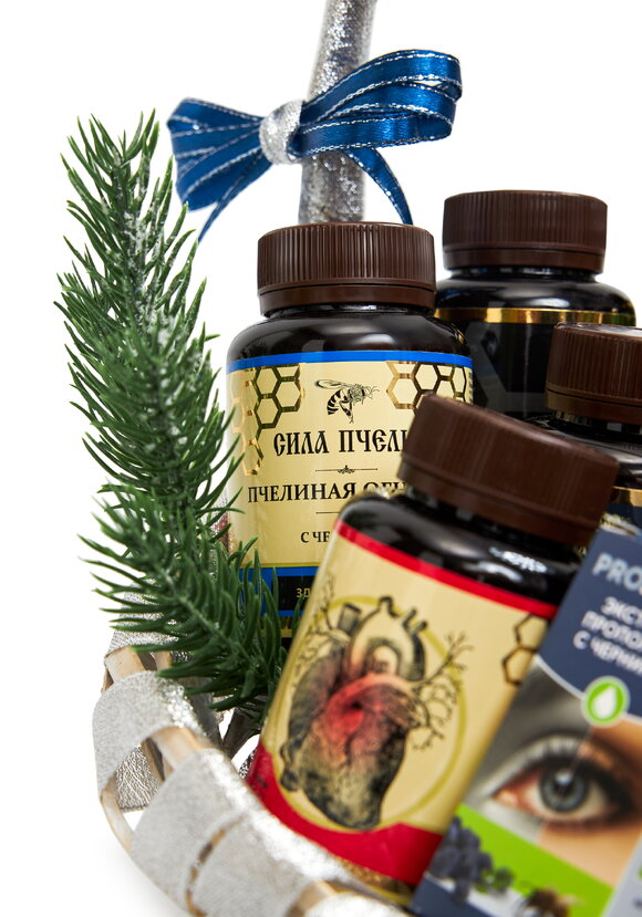 Весенняя подарочная корзина Сила пчелы шир.  580, рис. 3