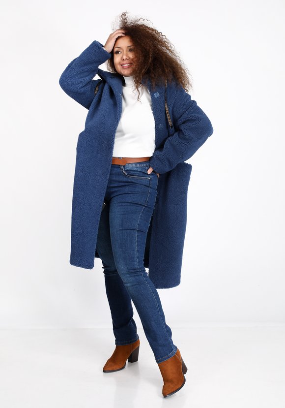 Пальто из шерсти мериноса с капюшоном шир.  580, рис. 11