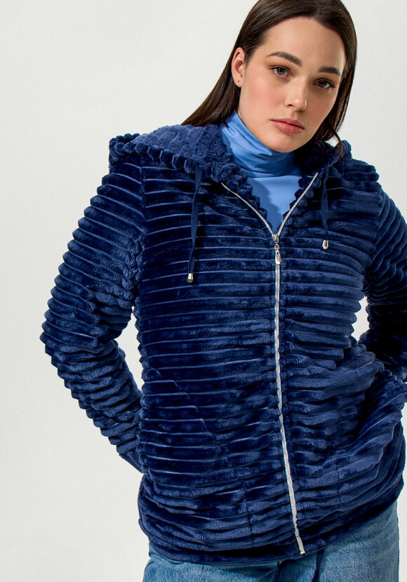 Толстовка меховая на молнии шир.  580, рис. 25